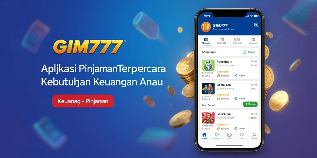 Antarmuka GIM777 yang sederhana dan fungsional untuk pinjaman.