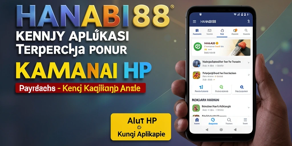 Antarmuka HANABI88 yang modern dan fungsional untuk kunci aplikasi.