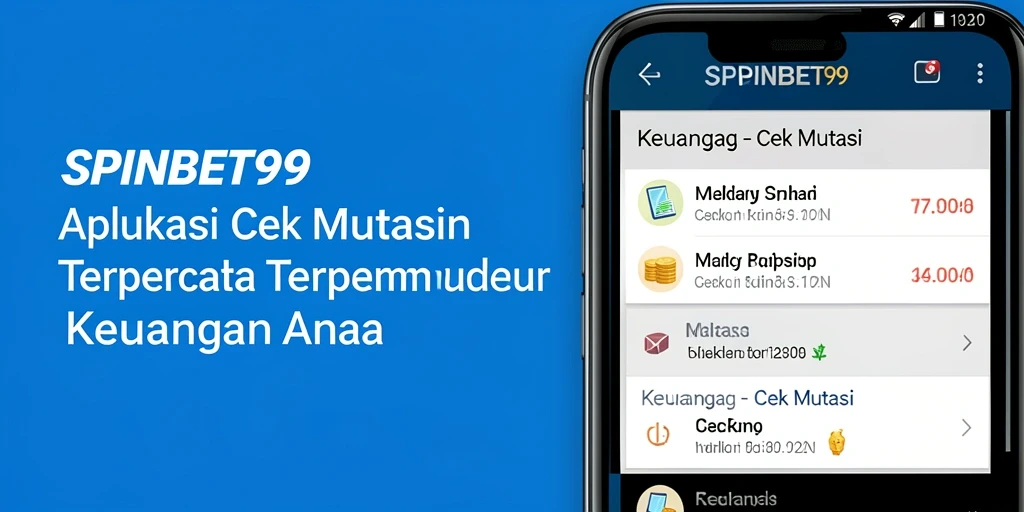 Antarmuka pengguna SPINBET99 yang bersih dan informatif untuk cek mutasi.